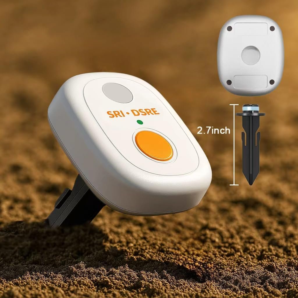 Compact EVO-Solar meter with outdoor mounting accessory in a field setting