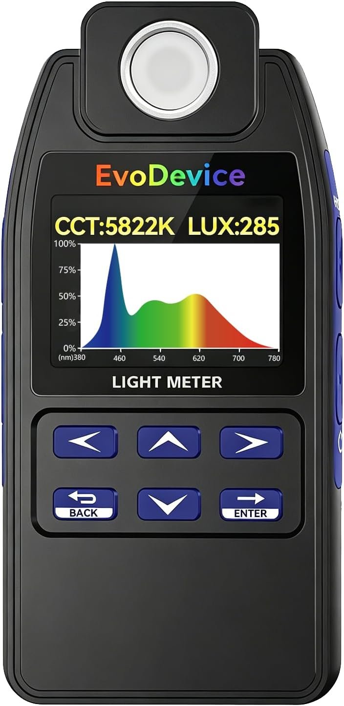 E130 white LED spectrum light meter